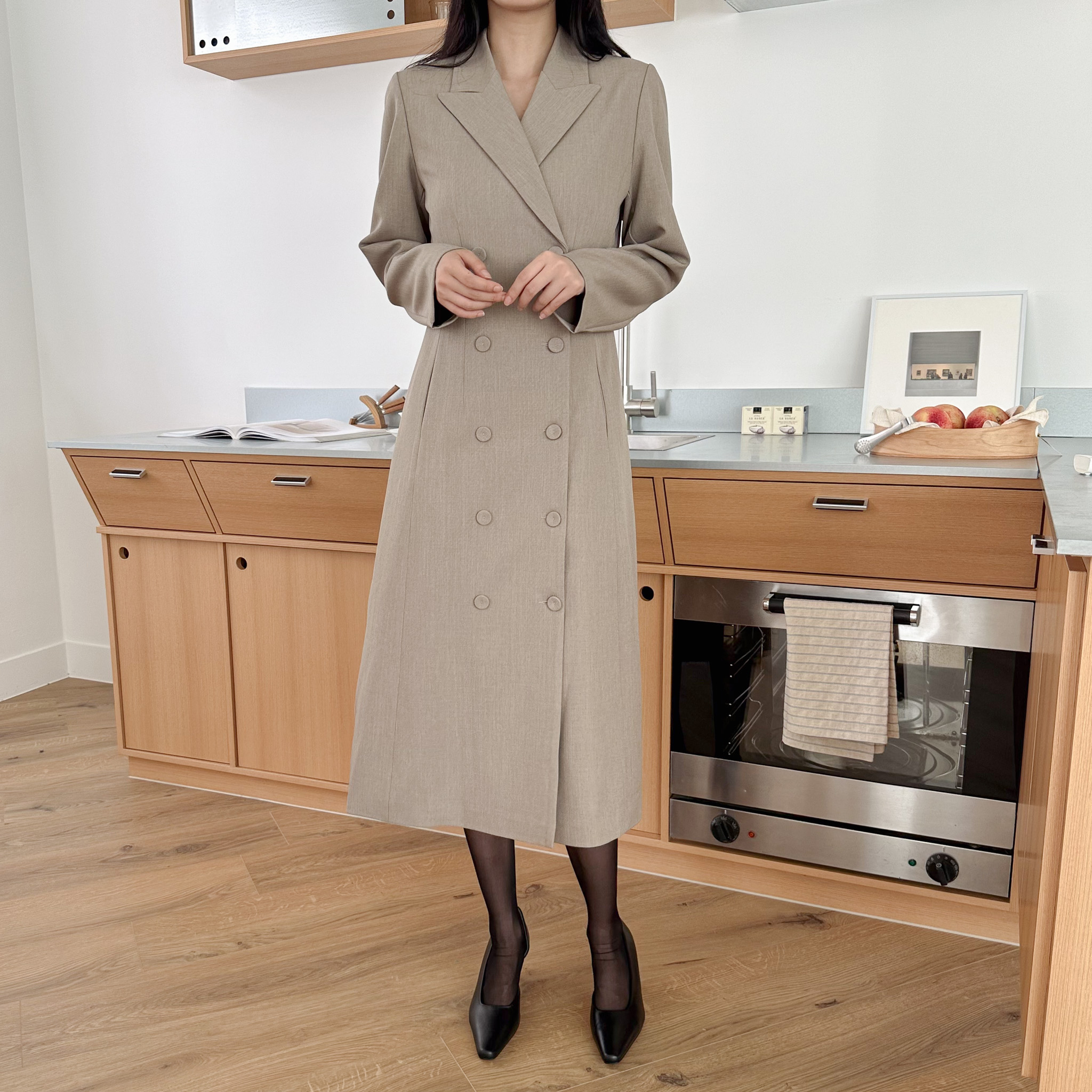 빅사이즈 결혼식 하객룩 오피스 77사이즈 88사이즈 돌잔치 상견례 옷차림 피로연 예복정장 - 상세 이미지 3