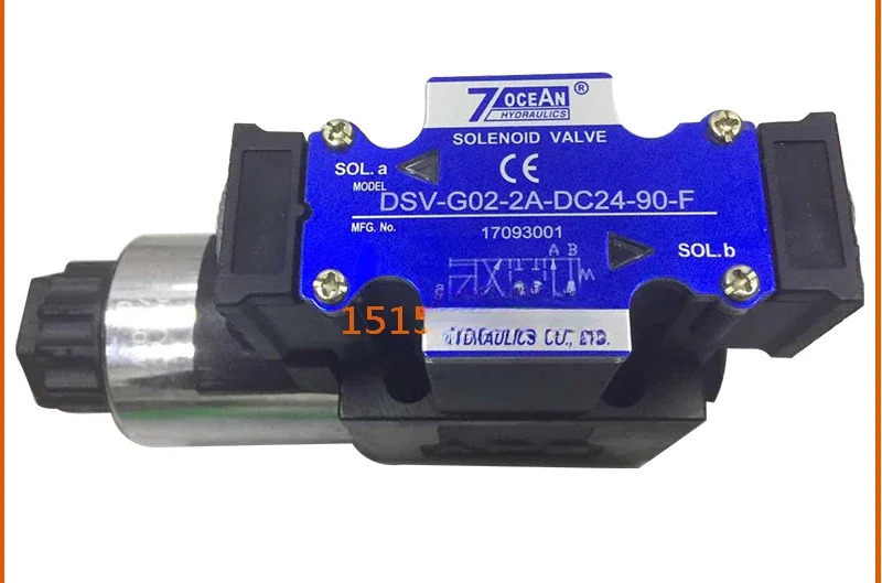 대만 솔레노이드 밸브 유압 방향 DSD/DSV-G02-2A-110/A220/DC24