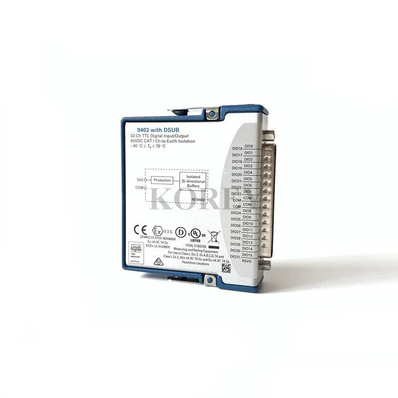 NI-9403 양방향 디지털 I/O 모듈 779787-01 C 시리즈 32 채널 5 V/TTL