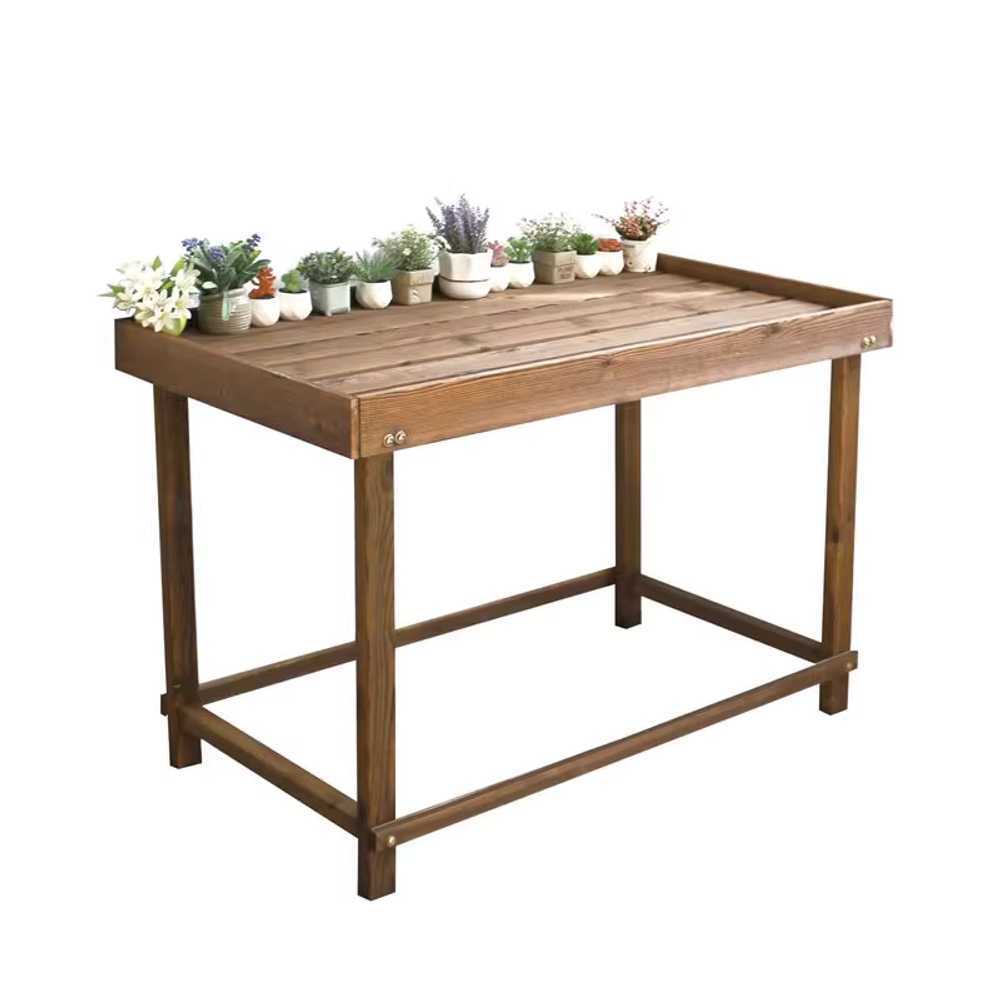 전시테이블 원목 진열대 촬영 디피 디스플레이 가게 70cmx60cmx80cm - 상품 이미지