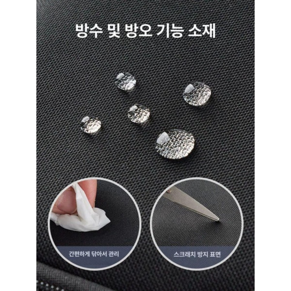 프리미엄 컴퓨터 데스크탑 가방 휠화이트 트롤리 출장용 대형 운반 소형 무바퀴 케이스 itx 본체 / 21 - 상세 이미지 3