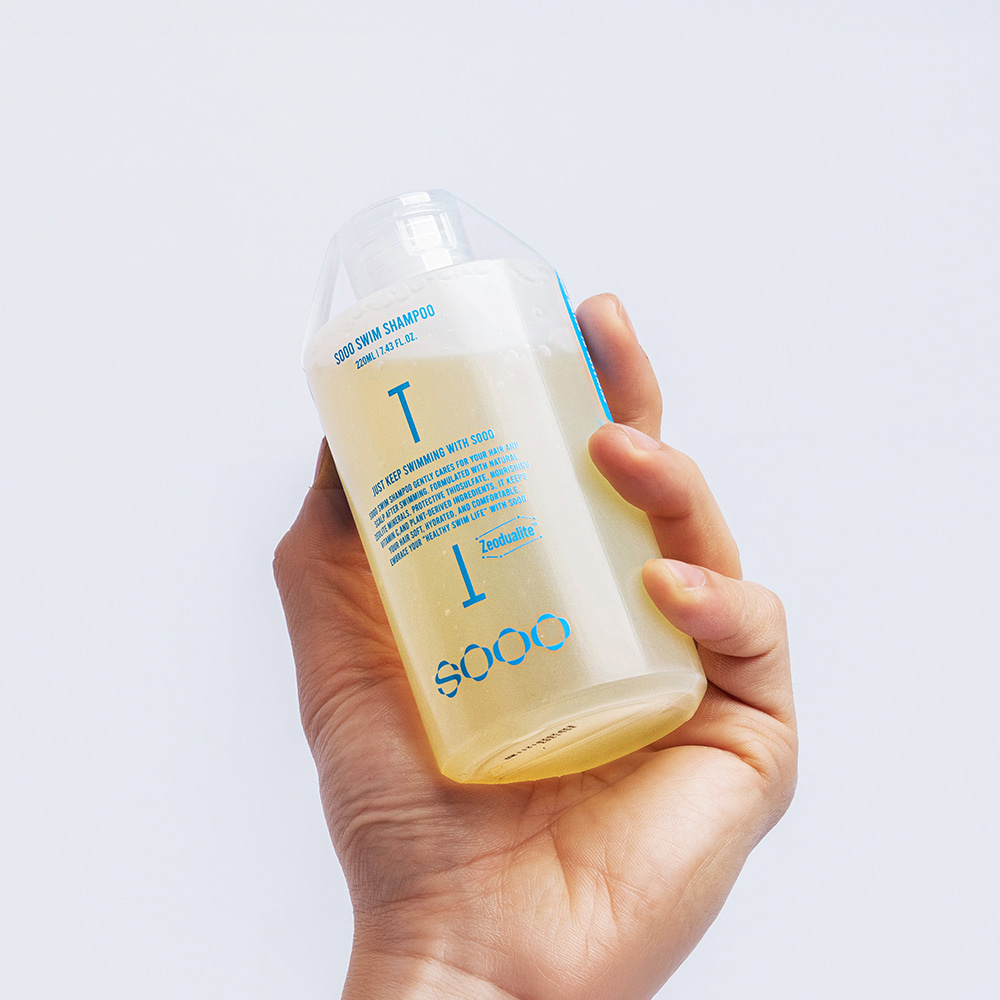 [내일배송] SOOO SWIM SHAMPOO 수샴푸 수영장 전용 샴푸 220ml, 2개 - 상세 이미지 2