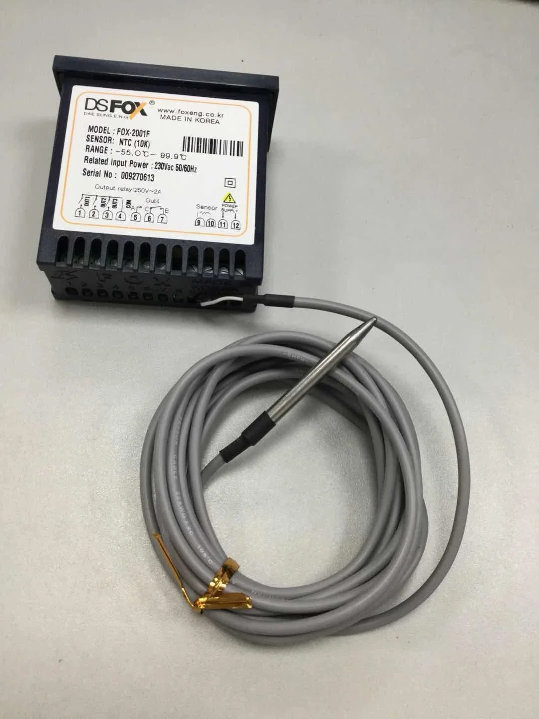 FOX-2001 온도 컨트롤러 FOX-2001D FOX-2001T 모델