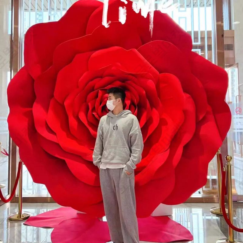 자이언트로즈 꽃장식 대형 1m 2m 꽃다발 장미 웨딩 - 상세 이미지 2