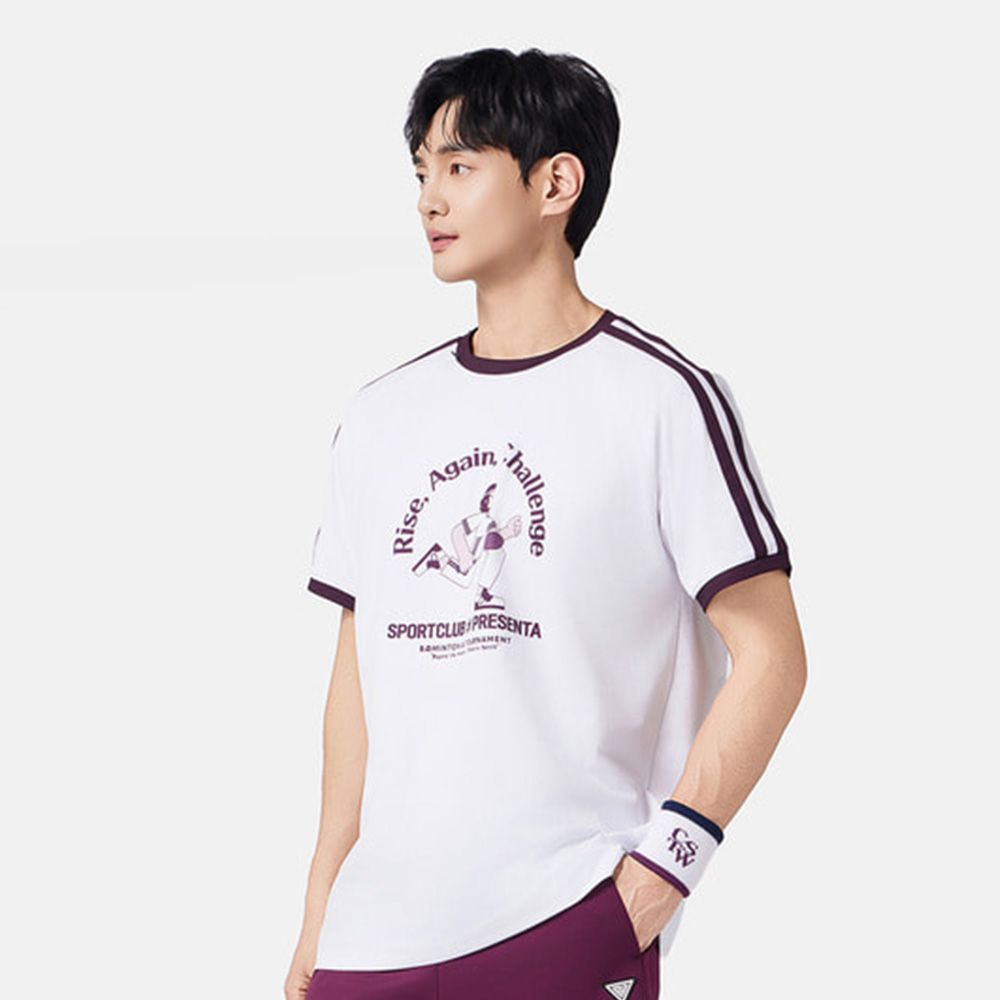 코랄리안 CDTX1539 2026SS 남성 데일리 티셔츠 배드민턴 탁구 테니스 - 상품 이미지