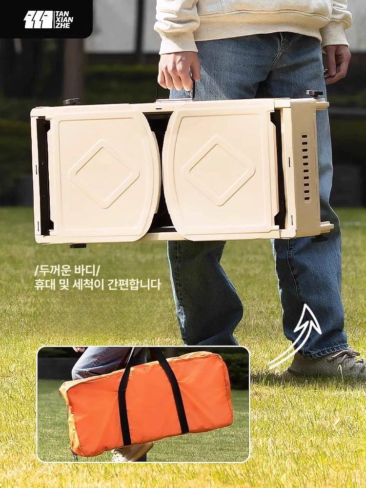 숯불 개인용 미니 화로 가정용 바베큐 그릴 일회용 석쇠 대형 보관판 포함 1 - 상세 이미지 3