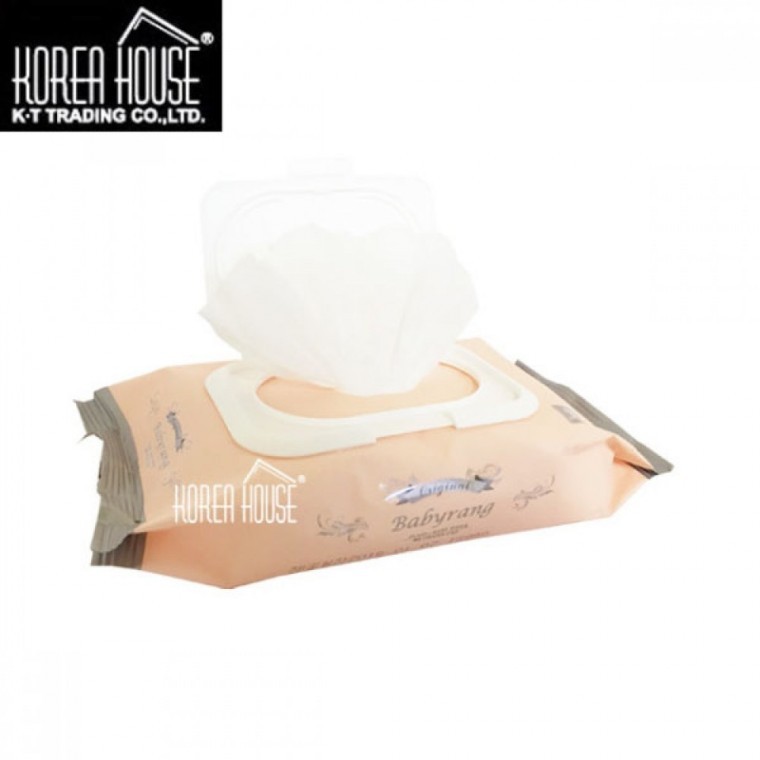 지니몰 베비랑 오리지널 물휴지 물티슈 휴지 베비랑물티슈 캡형 80매 화장지 휴대용