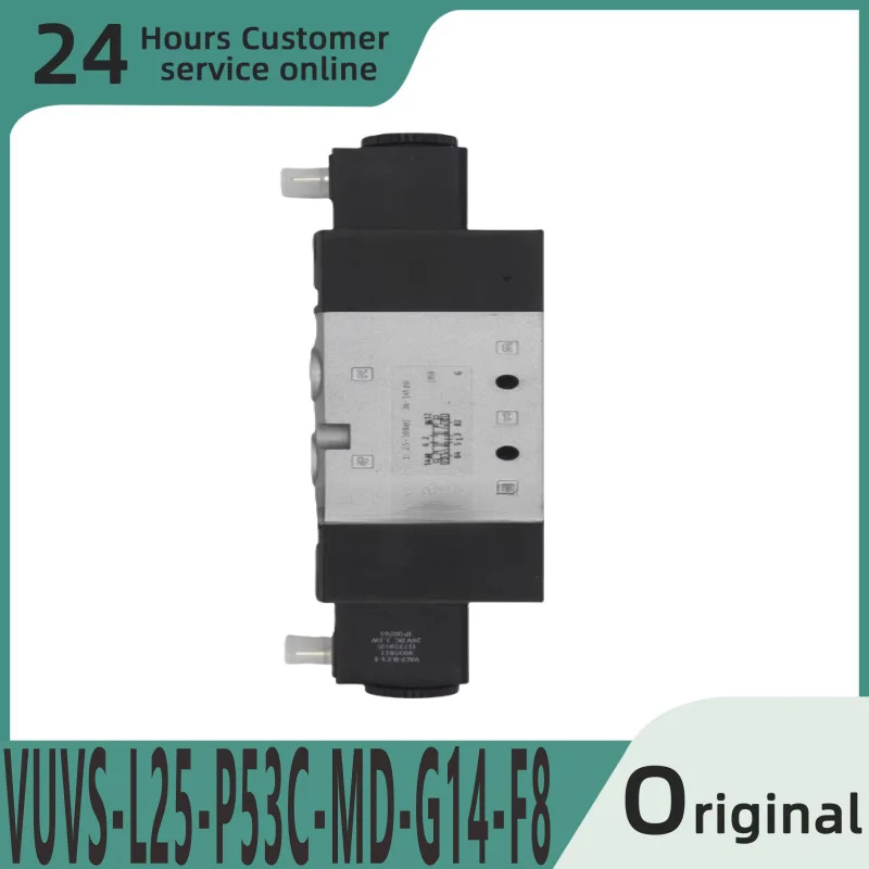 오리지널 솔레노이드 밸브 VUVS-L25-P53C-MD-G14-F8 575523 VUVS-L25-P53C-MD-G14-F8-1B2 575527