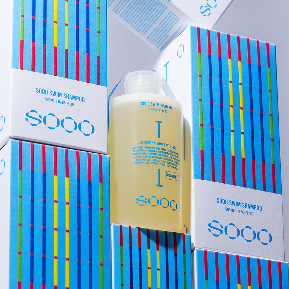 [내일배송] SOOO SWIM SHAMPOO 수샴푸 수영장 전용 샴푸 220ml, 2개 - 상세 이미지 3
