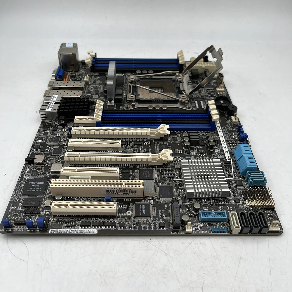 ASUS호환 Z10PA-U8/10G-2S 2011-3 C612 DDR4 지원 E5 26XX V3 V4단방향 서버 마더보드