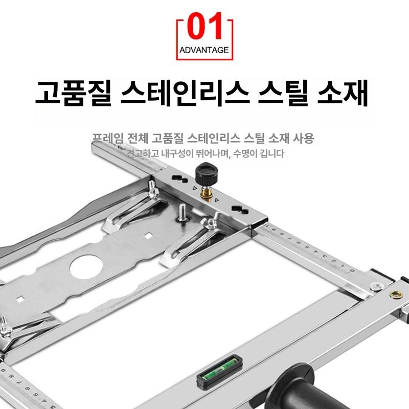 테이블 쏘 톱 다이 슬라이딩 목공 합판 조기대 목수 절단 접이식 측정 제작 작업 - 상세 이미지 4