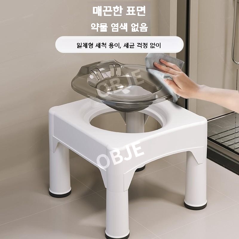 가정용 좌욕기 산후 치질 임산부 온도측정 좌욕대야 변기 버블 대야 이미지 6