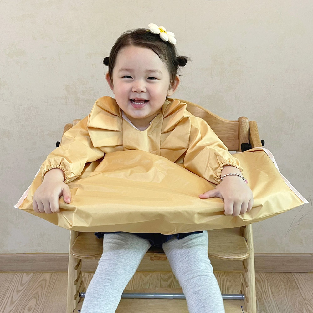 노르디코 아기턱받이 자기주도턱받이 이유식가운 국내제조