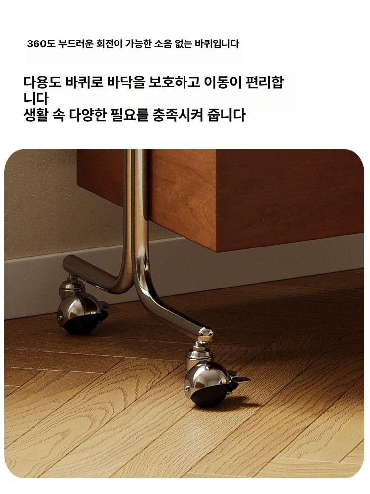 행거 블랙 스탠드 이동식 의류창고 옷가게 스텐레스 빈티지 - 상세 이미지 5