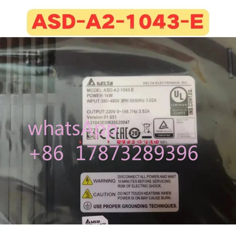 오리지널 ASD-A2-1043-E ASD A2 1043 E 서보 드라이브