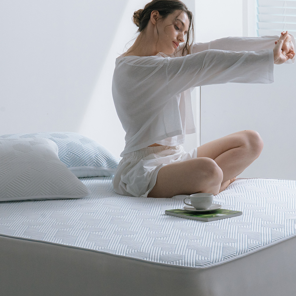 프로텍트어베드 웰어베드 듀라웰 알래스카 냉감 매트리스커버 화이트, K(킹)