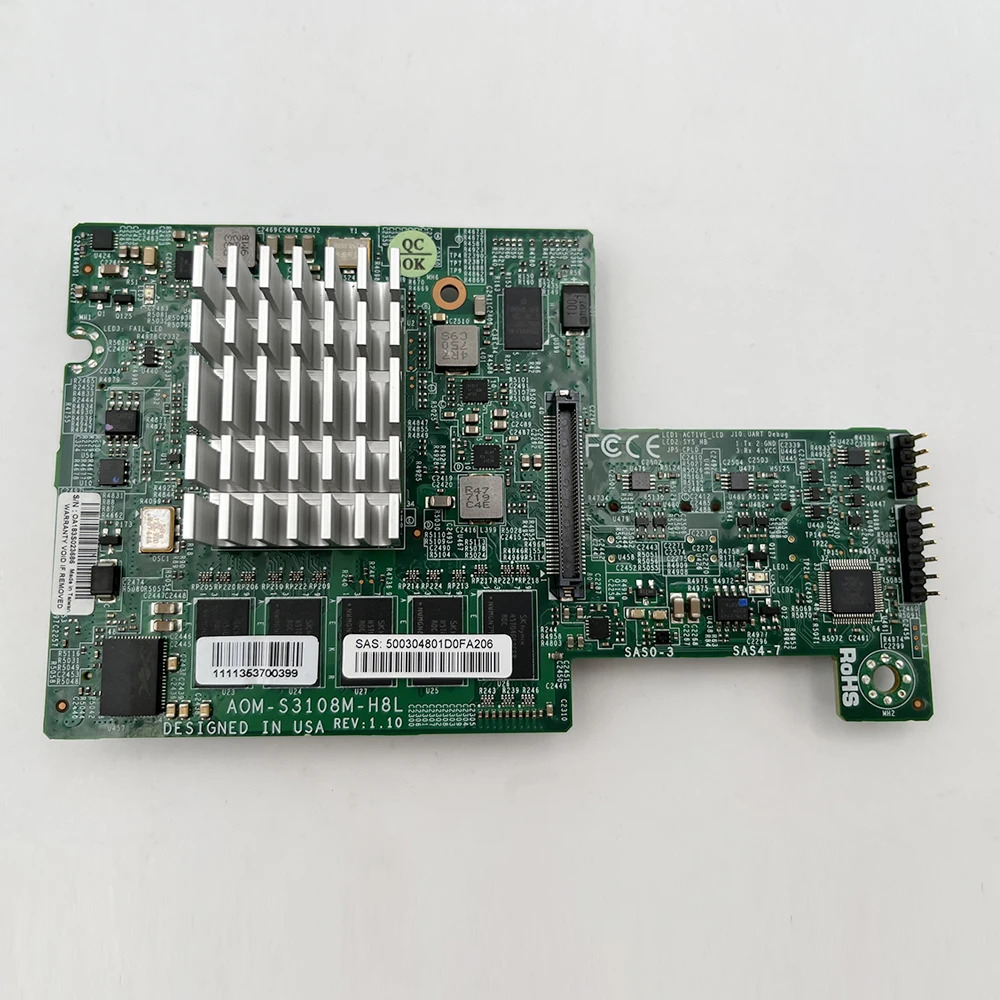 어레이 카드 온보드 통합 6028R 서버 2G 캐시 AOM-S3108M-H8L용