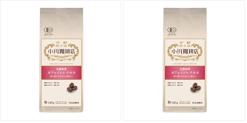 오가와커피 유기농커피 디카페인 모카 분말 140g X 2개