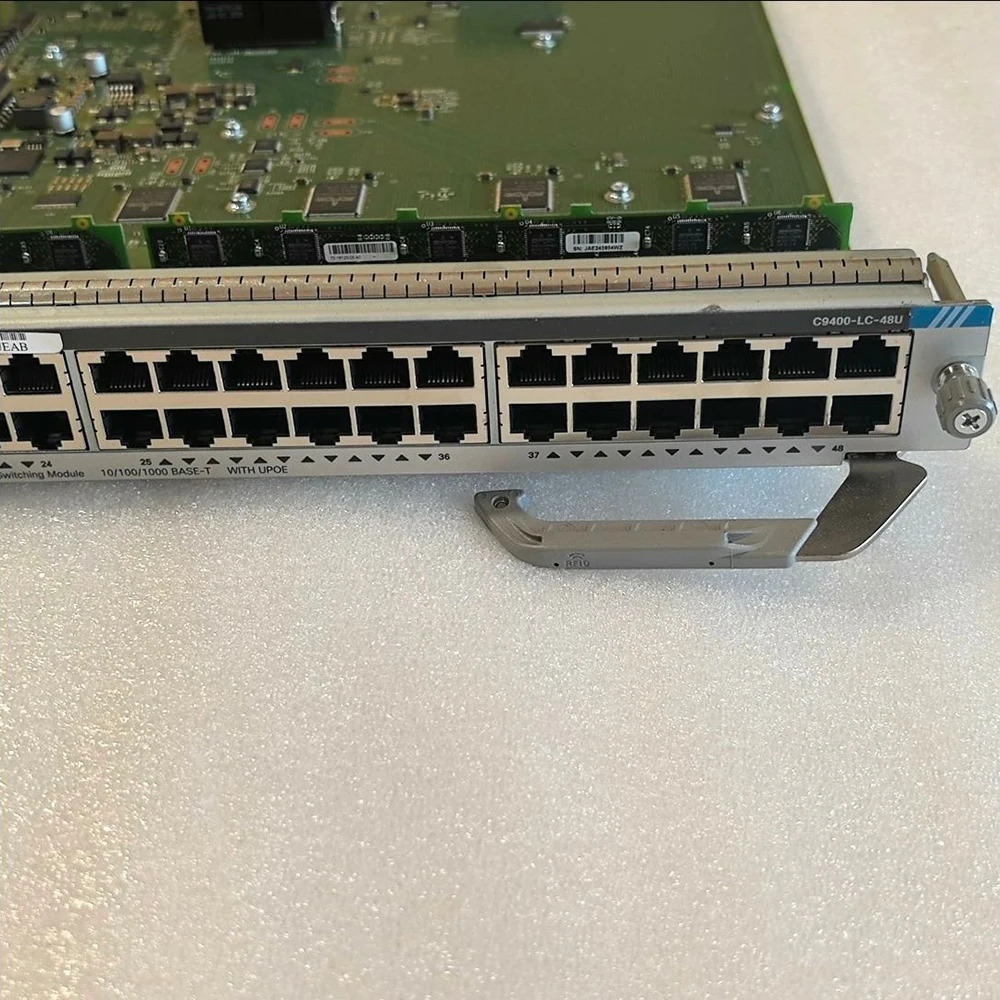 48 포트 POE 전원 스위치 모듈 인터페이스 카드 C9400-LC-48U