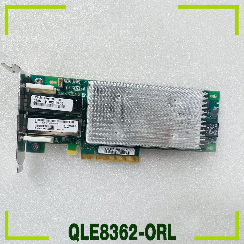 Sun T7-4 듀얼 포트 광섬유 카드QLE8362-ORL 7101674 7023303  16GB