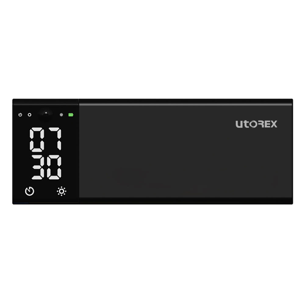 유토렉스 UV-C살균 히팅건조살균 송풍건조 벽걸이 무선칫솔살균기 네오큐브 블랙 1+1 - 상세 이미지 4