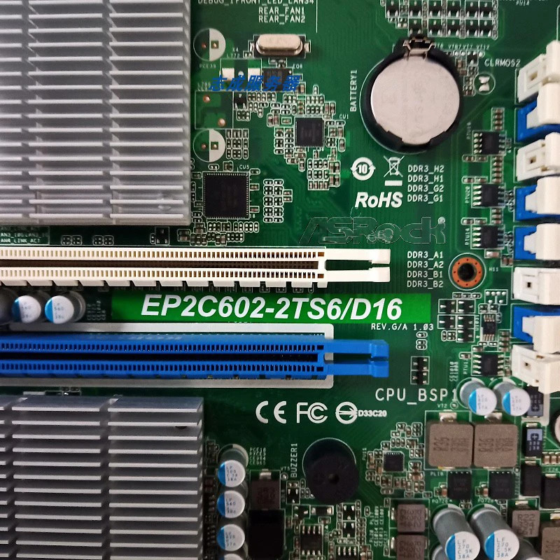 ASRock호환 LGA2011 지원 Xeon 5-1600/2600/4600 V2양방향 서버 마더보드 EP2C602-2TS6/D16