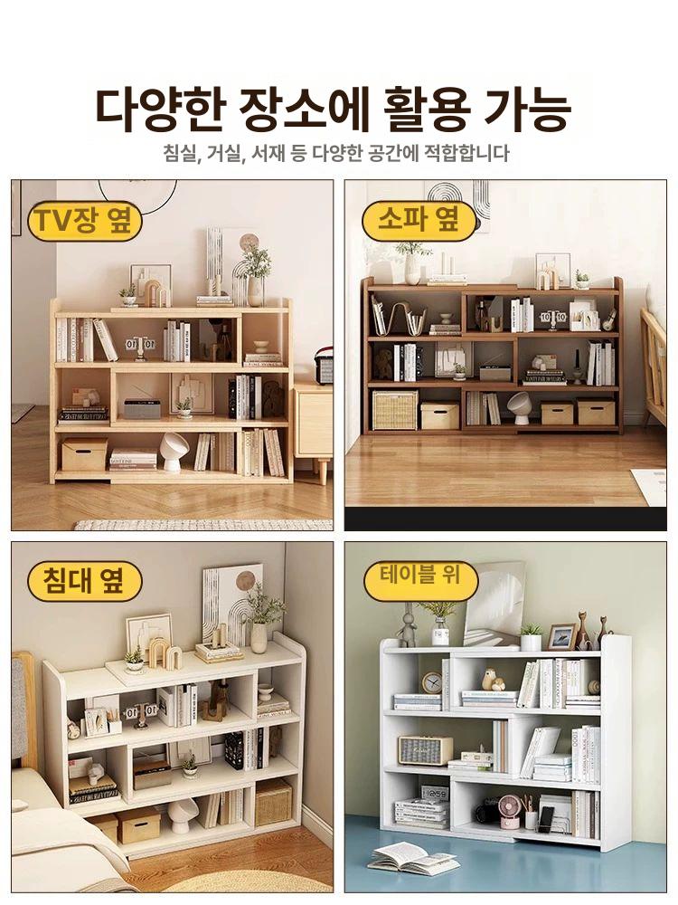 얇은 수납장 폭좁은 책장 선반 캐비넷 슬림장 틈새장 베란다 원목 수납함 주방 - 상세 이미지 5