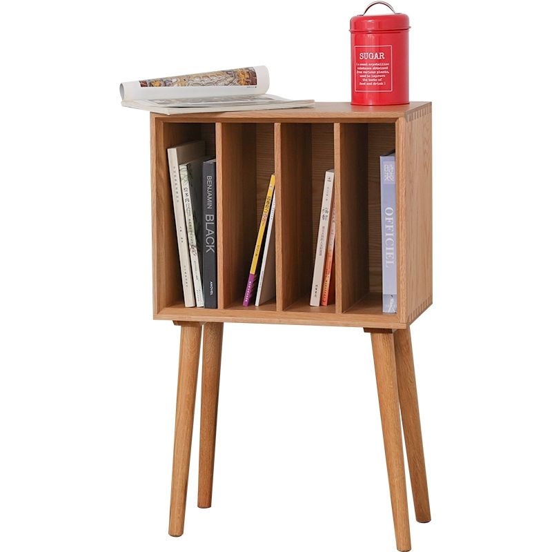 턴테이블 레코드 진열장 바이닐 거치대 다용도 LP 선반 체리컬러 45 x 28x75 - 상품 이미지