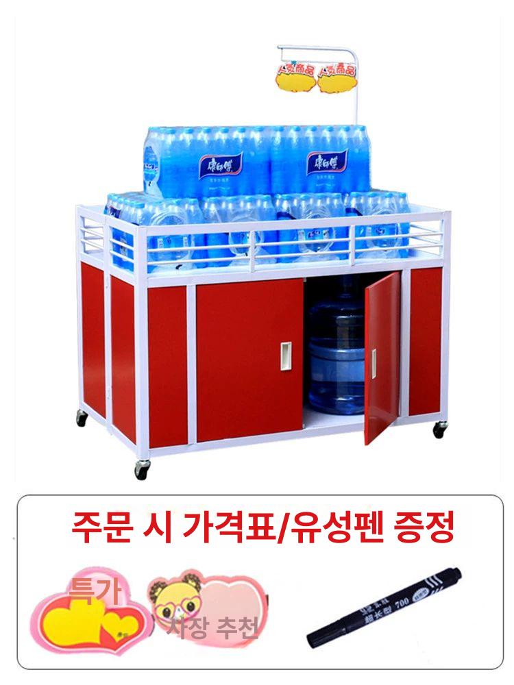 접이식가판대 행사매대 진열대 플리마켓 마켓 트롤리 축제 철제 대형 판매대 이중층 간이 - 상세 이미지 5