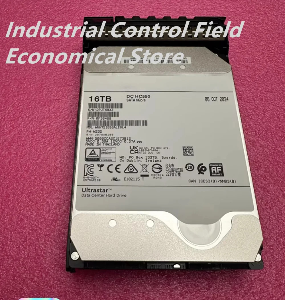 화웨이호환 16TB SATA 하드 02314LJR WUH721816 ALE6L4