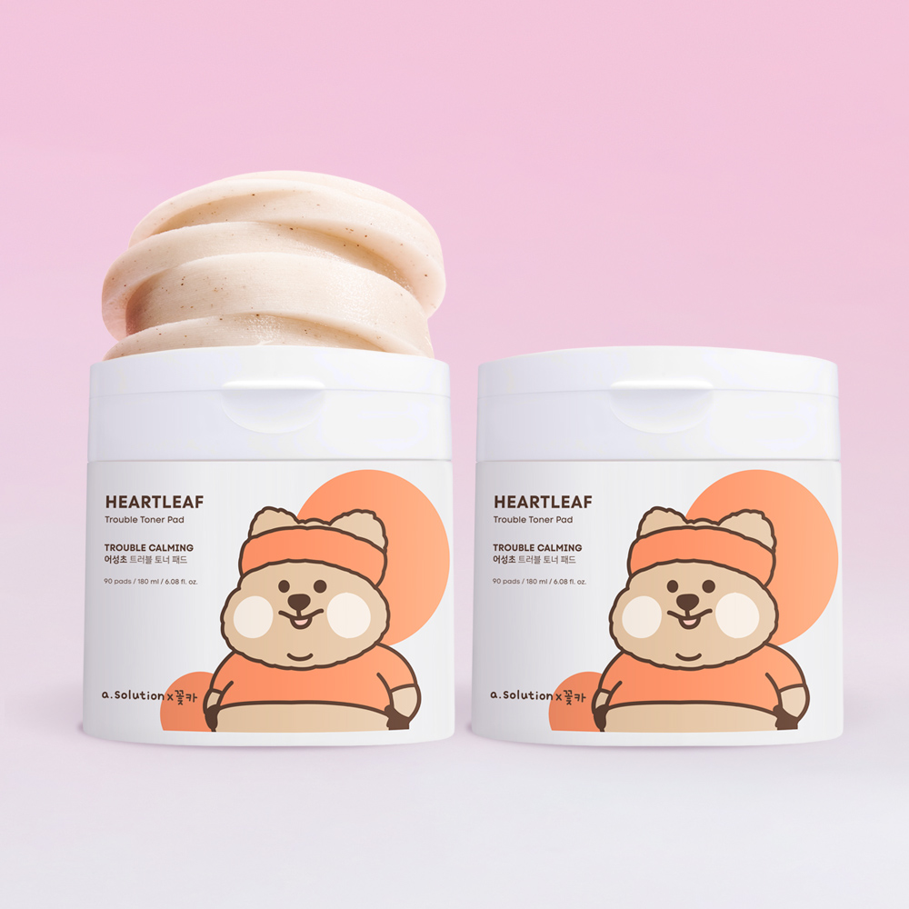 [꽃카에디션][슈퍼적립] 에이솔루션 어성초 트러블 진정 토너패드 90매, 2개 제품 이미지