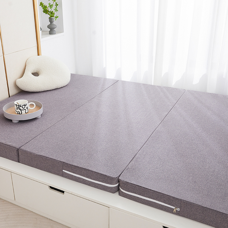 병원 침대 환자용 시트 가정용 수면 매트 접이식 토퍼 트랭퀼그레이 5cm 80 x 190cm - 상세 이미지 3