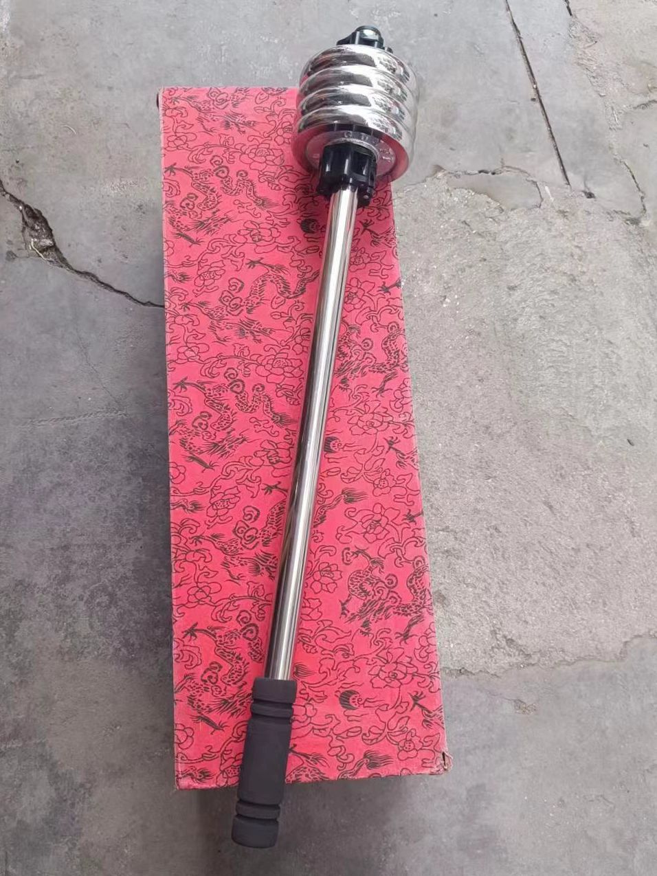 악력 운동기구 전완근 단련 악력기 해머 그립 리스트롤러 35cm 바+4kg 4개 덤벨 플레이트 - 상세 이미지 4