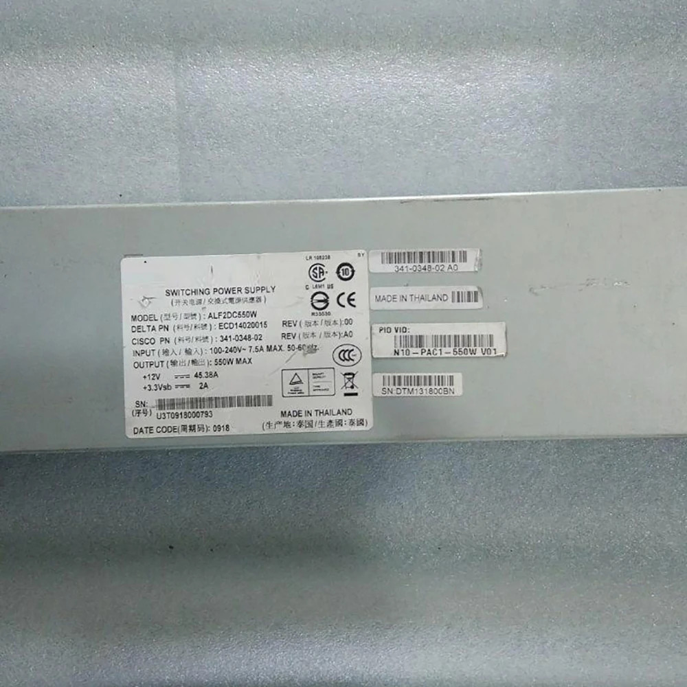 CISCO UCS 6120XP 스위치 전원공급장치 N10-PAC1-550W용