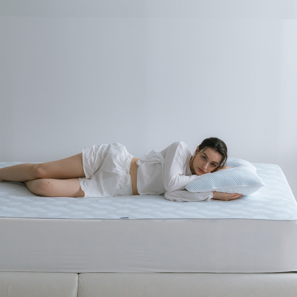 프로텍트어베드 웰어베드 듀라웰 알래스카 냉감 매트리스커버 블루, SK(슈퍼킹)