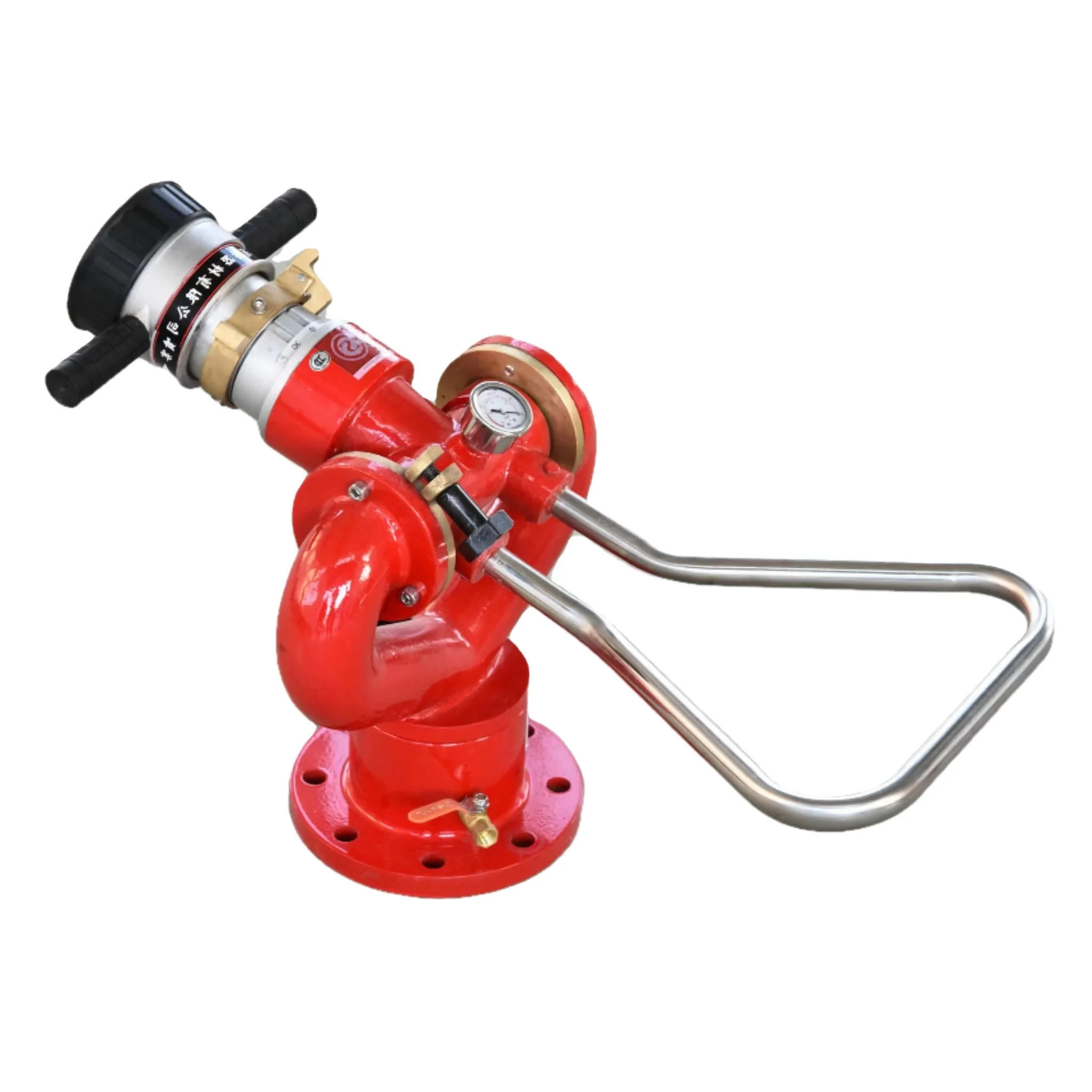 XHYXFire AL 10mm 플랜지 고정 40L/s 소방물 소방물대포