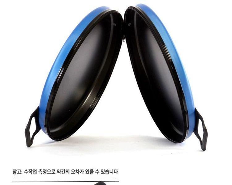 낚시가방 하드케이스 보관함 특대 블루 대형 커피색 원형 소형 적합 - 상세 이미지 4