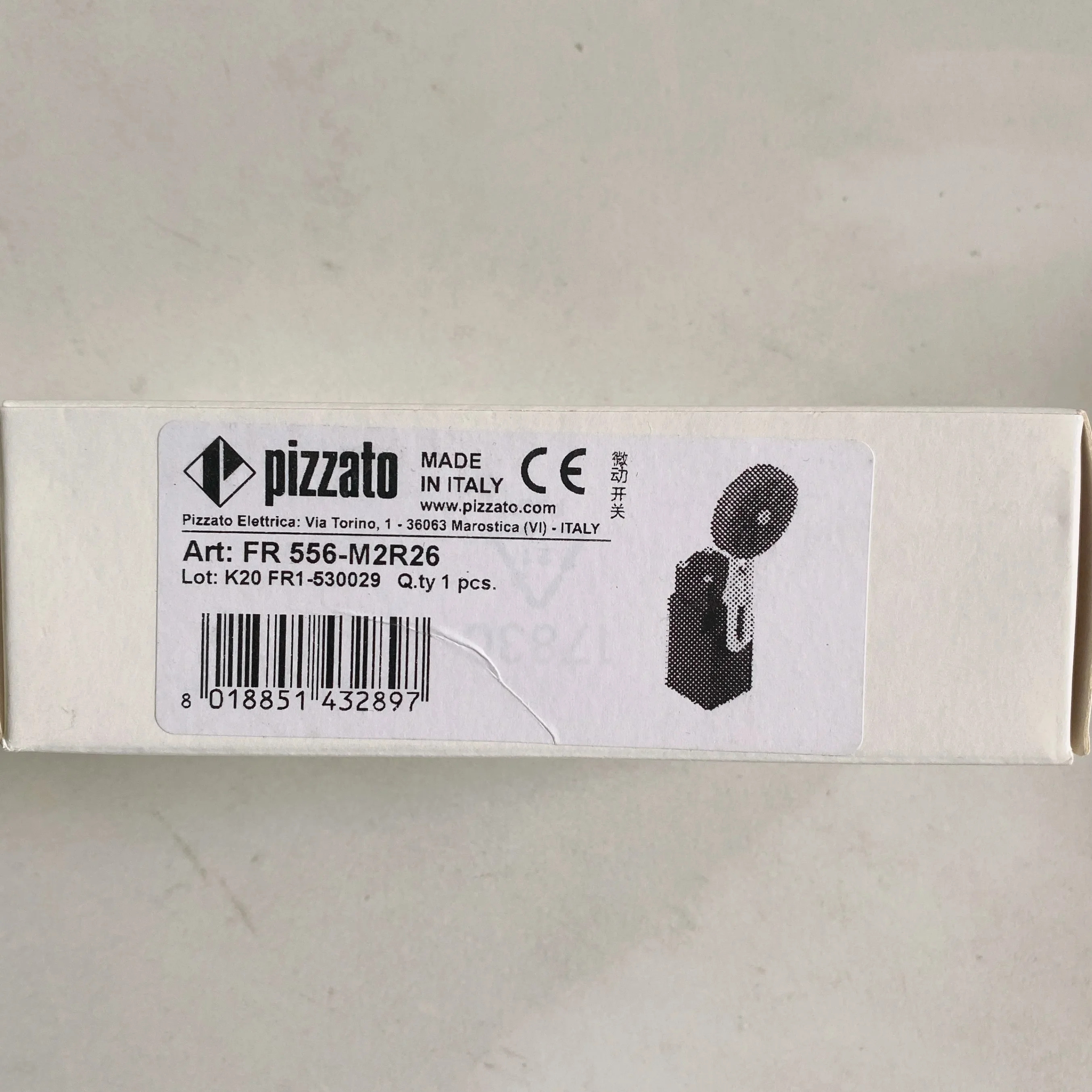 오리지널 Pizzato Limited 스위치 FR 556-M2R26