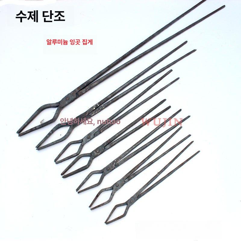 집게 대장장이 모델 쇠 난로 옛날 대장간 장작 소형 40cm 500g - 상세 이미지 5