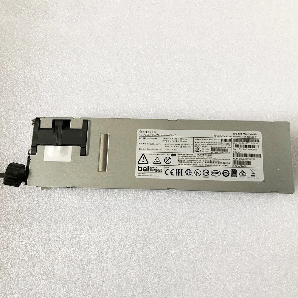 CISCO 전원공급장치 341- 100516 -01 리퍼 NC55-2KW-ACFW