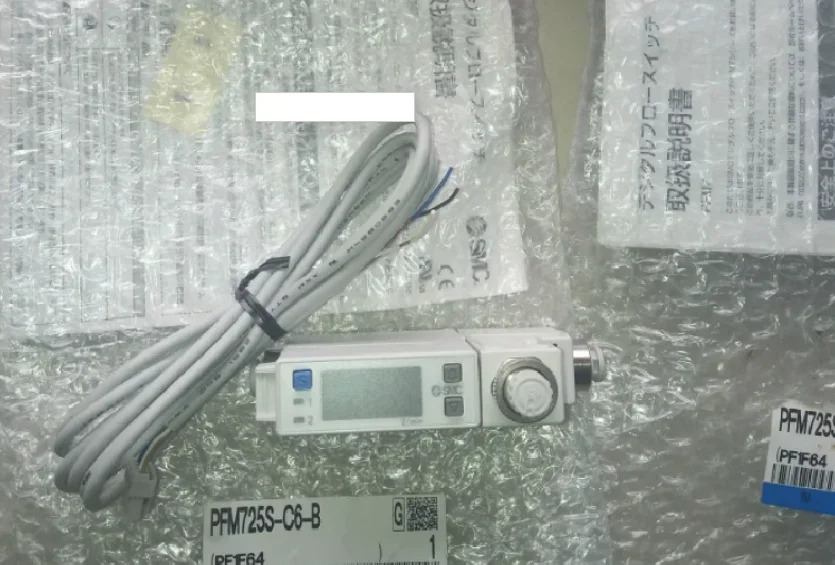 오리지널 SMC 디지털 디스플레이 유량계 PFM725S-C6-B