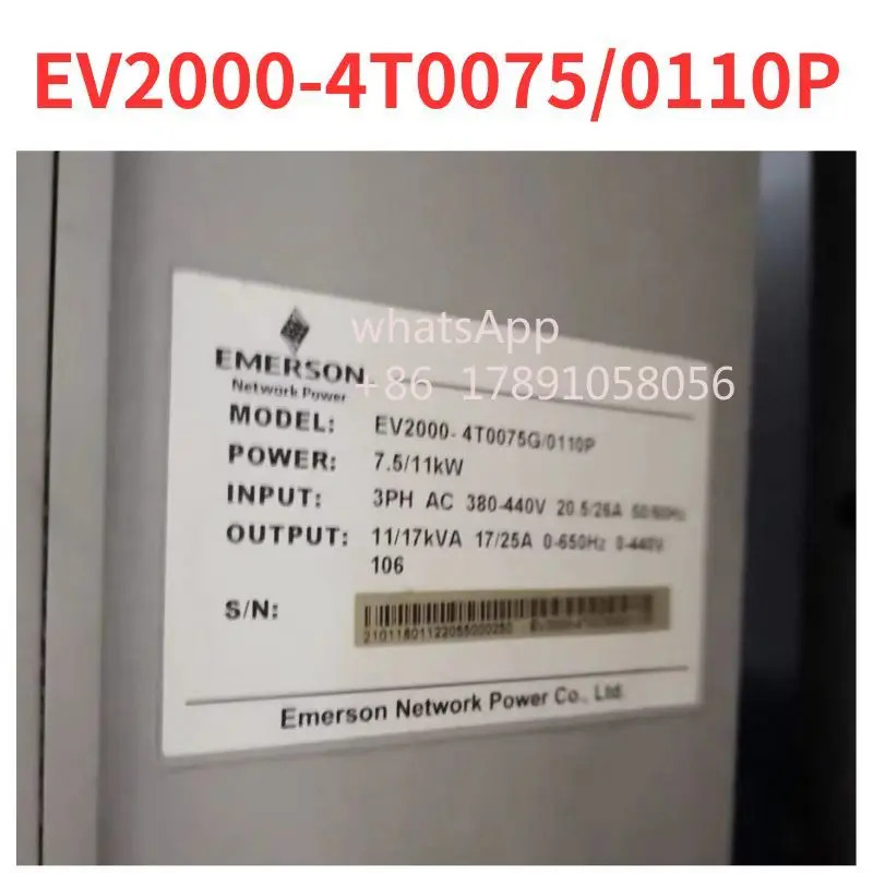 EV2000-4T0075/0110P 주파수 변환기 리퍼 완료