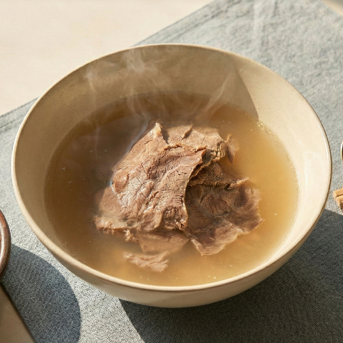공감식탁 투뿔 한우 사골 곰탕 갈비탕 맑은곰탕 소고기 국밥 밀키트 사골국 600g - 상세 이미지 5