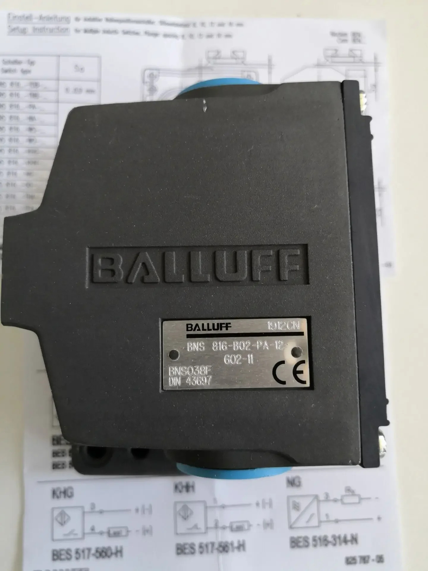 오리지널 Balluff 위치 스위치 816-B02-PA-12-602-11