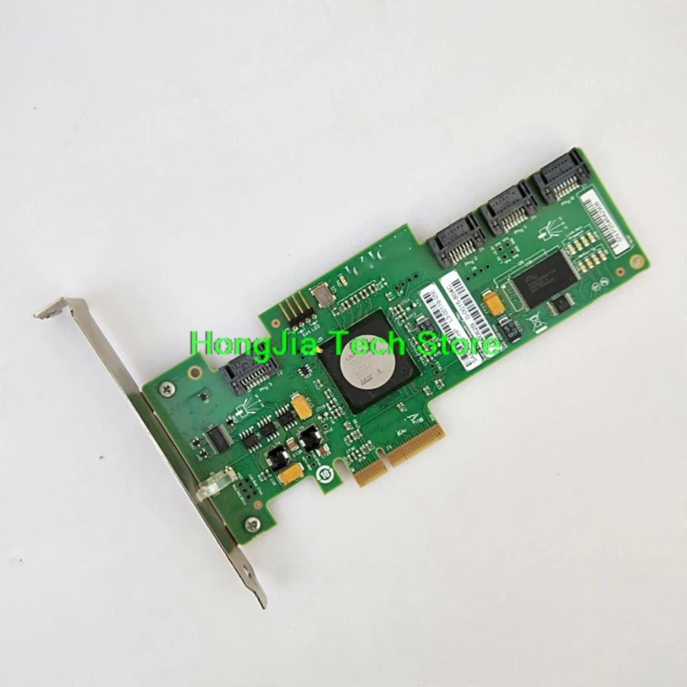 LSI SAS3041E-hp호환 4포트 SAS 어레이 카드 PCI-E 4X B1 B3 칩 지원