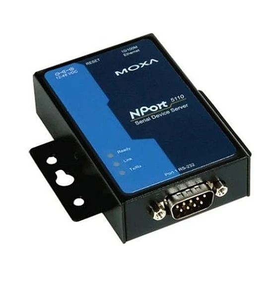Moxa Nport 5110 1포트 RS-232 장치 서버 새 원본