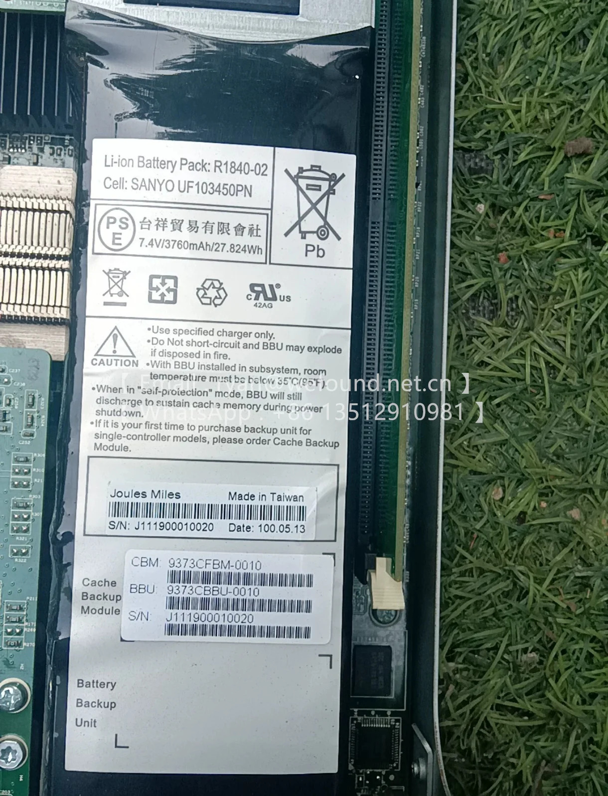 Infortrend 어레이 캐비닛 컨트롤러 9373CBBU-0010 R1840-02