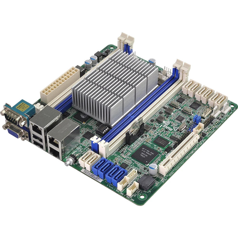 ASRock호환 랙 서버 온보드 마더보드 CPU경우 IPMI12 SATA C2750D4I를 지원