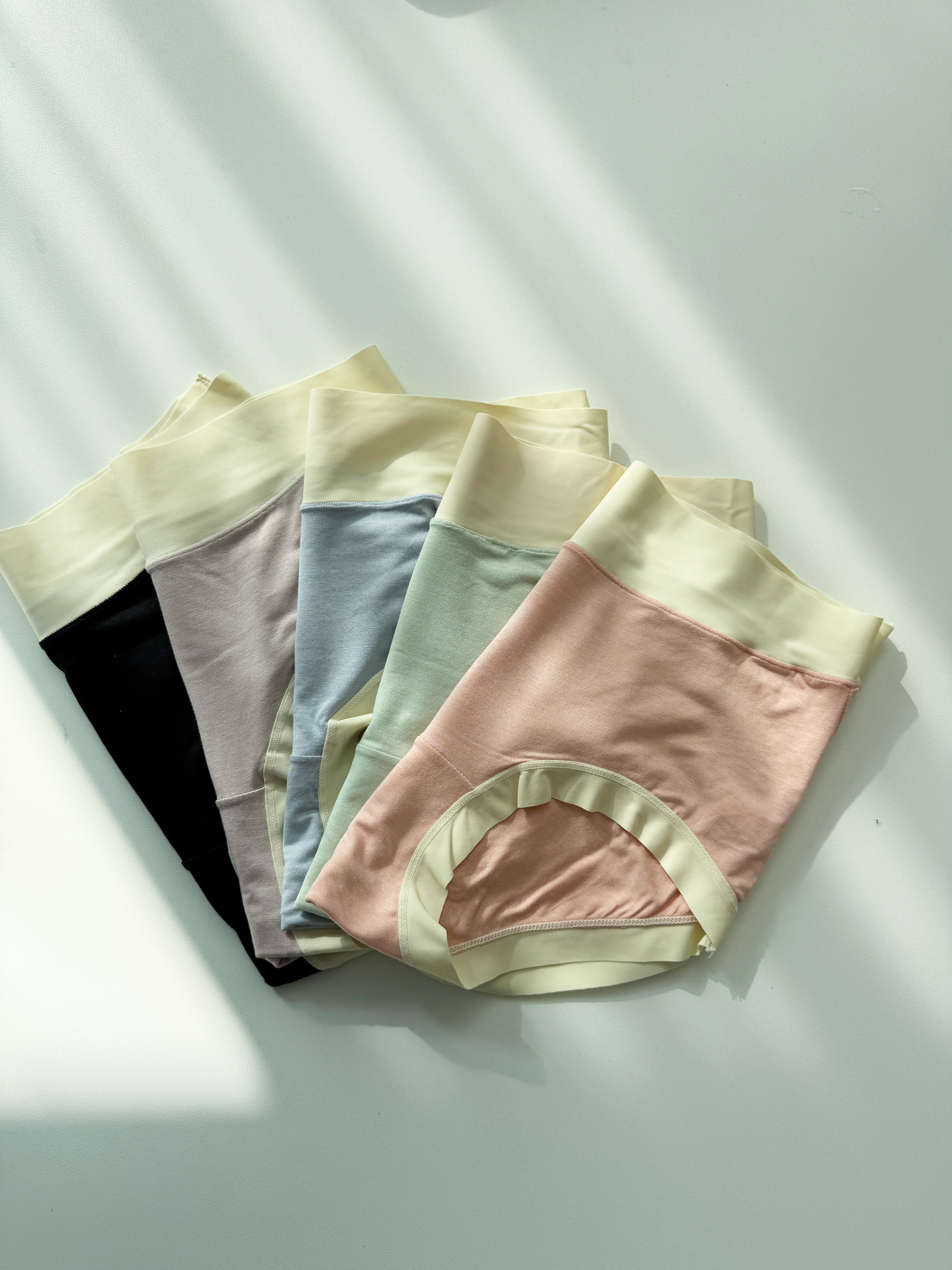 5+5 투톤 찰랑 쫀득 모달 팬티 누에고치 팬티 편한 임산부 여성 속옷 이미지 3