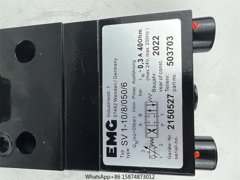 EMG SV1 SV2 서보 제어 밸브 SV1-10 SV1-06 SV1-16 SV2-10/20 시리즈 유압 솔레노이드 SV 1-10/8/050/6